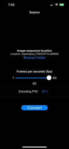 Seqnce screenshot