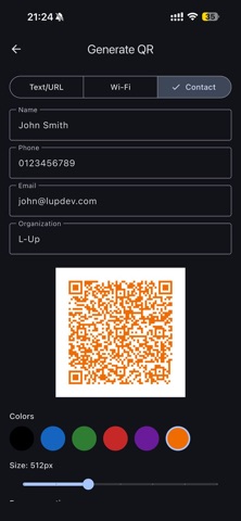 QByte: QR Scanner / Generator screenshot