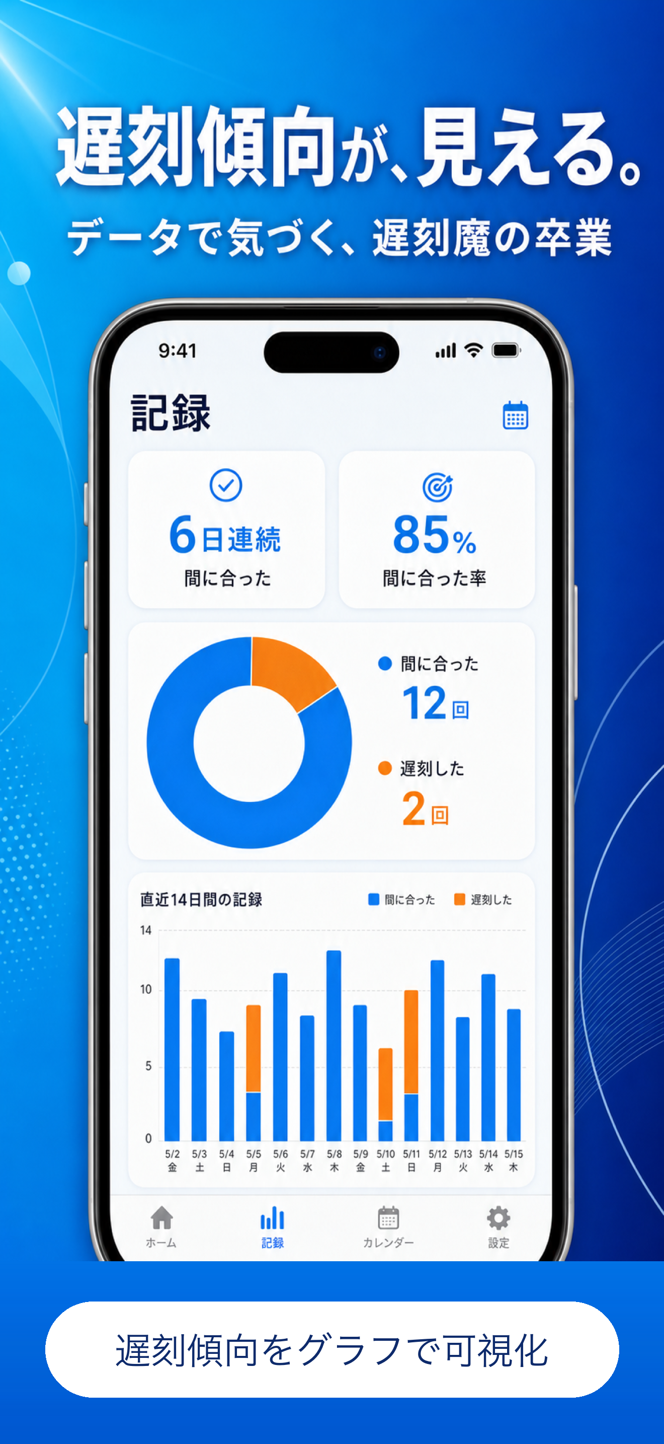 出発逆算 - 準備時間込みで遅刻防止