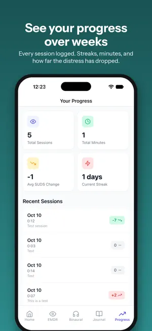 Balanced Mind: EMDR Therapy screenshot 4