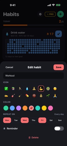 Streakfire: Habit Tracker screenshot 3