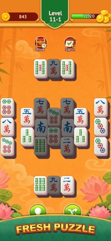 Blossom Tiles：Mahjong Game iPhone screenshot