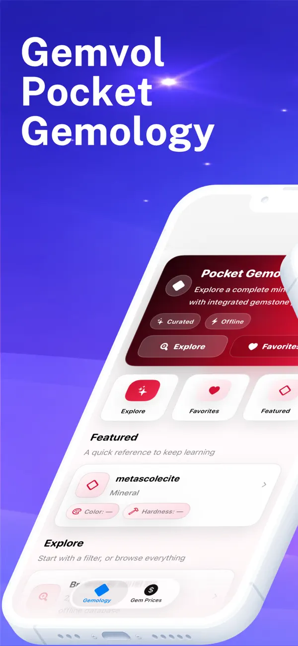 Screenshot #1 pour Gemvol: Pocket Gemology