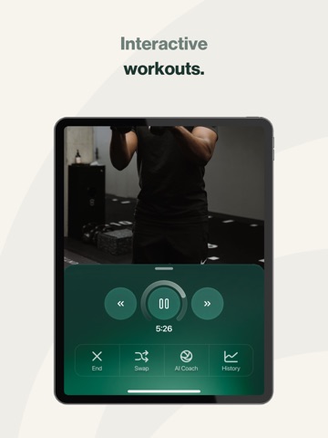 CloudFit: AI Workout Coach iPad screenshot