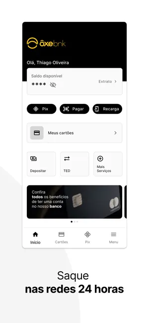 Ôxe - sua conta digital screenshot 2