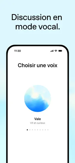 Capture d'écran de ChatGPT sur iPhone 2