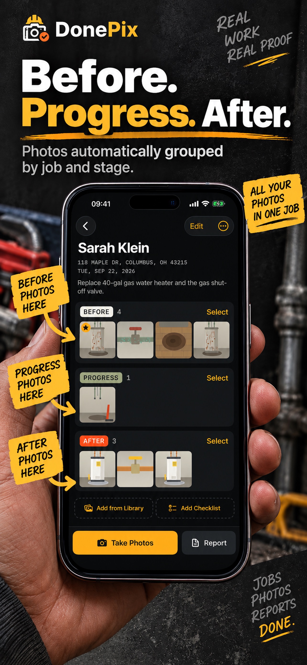 Screenshot 3 of DonePix: Job Site Photo Report