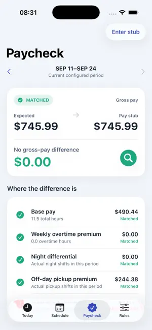 ShiftCheck: Work & Pay screenshot 3