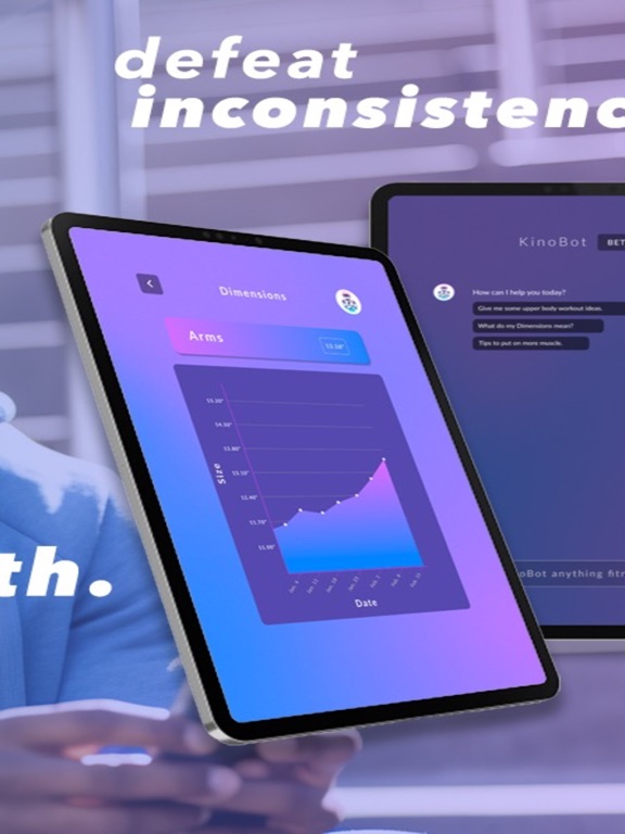 Kino Fitness iPad screenshot 2 - Health & Fitness app