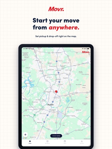 Movr. iPad screenshot