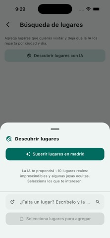 vIAjes: copiloto de viajes iPhone screenshot