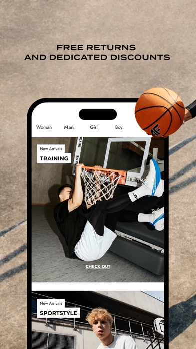 4F – sports fashion online Screenshot