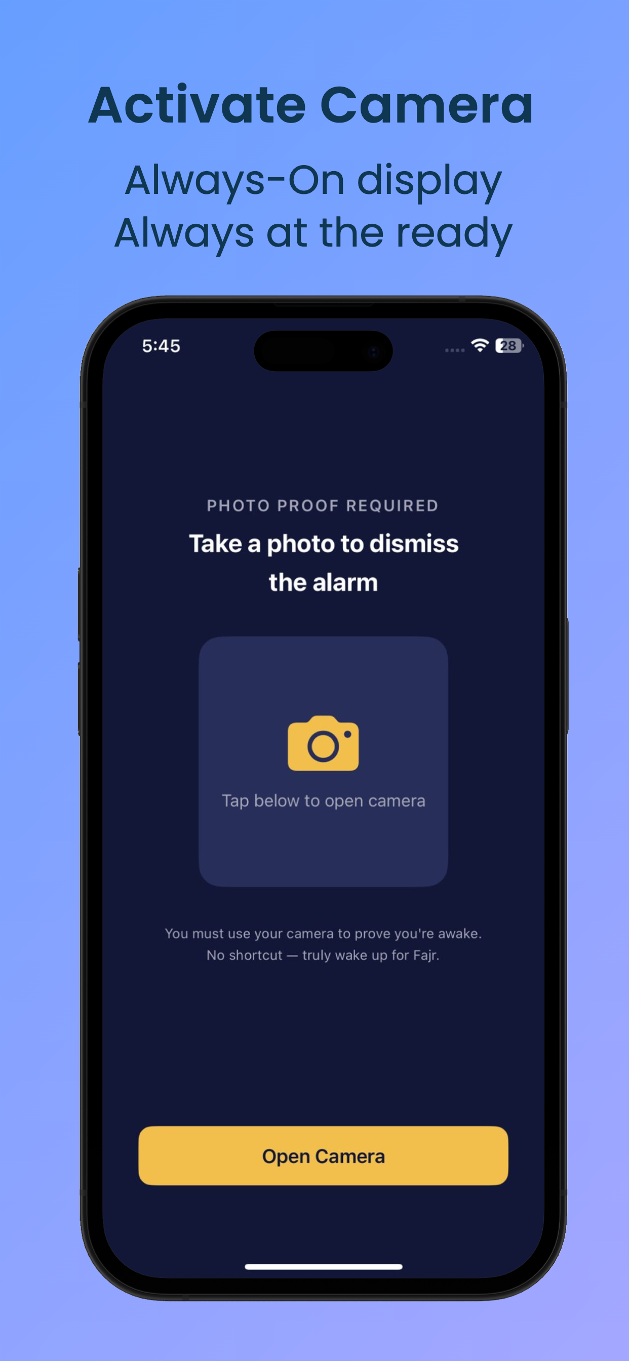 Qiyam – Fajr Alarm & Prayer