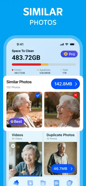 AI Storage Cleaner - Cleanio iPhone screenshot 2