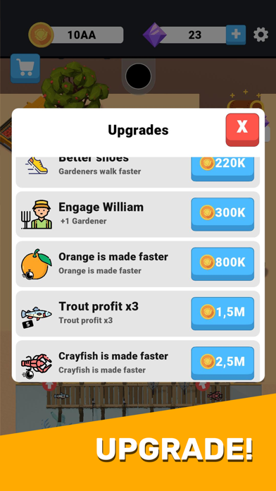 Harvest Haven IDLE Tycoon iPhone screenshot 4 - Games app