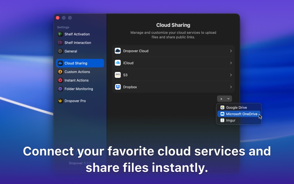 #7. Dropover - Easier Drag & Drop (macOS) Por: Damir Tursunovic