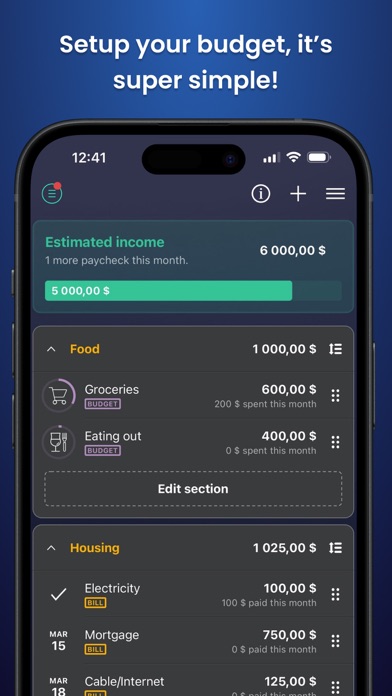 PocketGuard・Money&Bill Tracker Screenshot