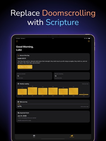 Bible Break: Screen Time Limit iPad screenshot