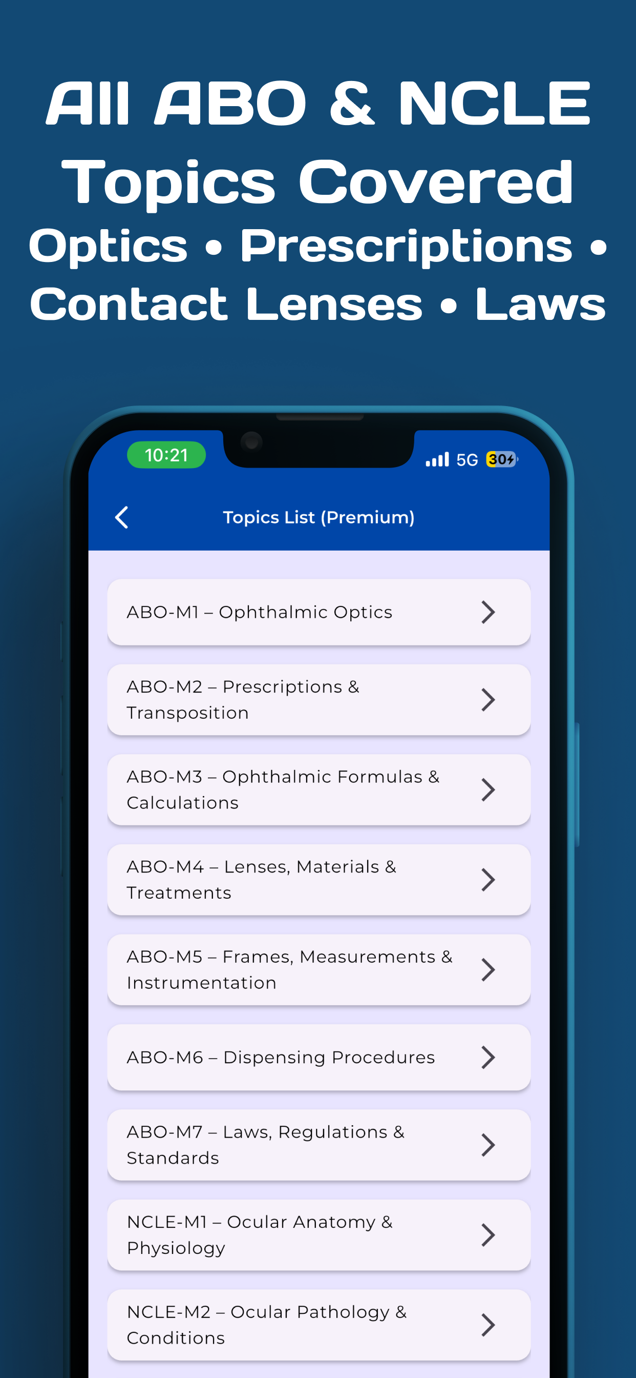 ABO NCLE Optician Exam Prep