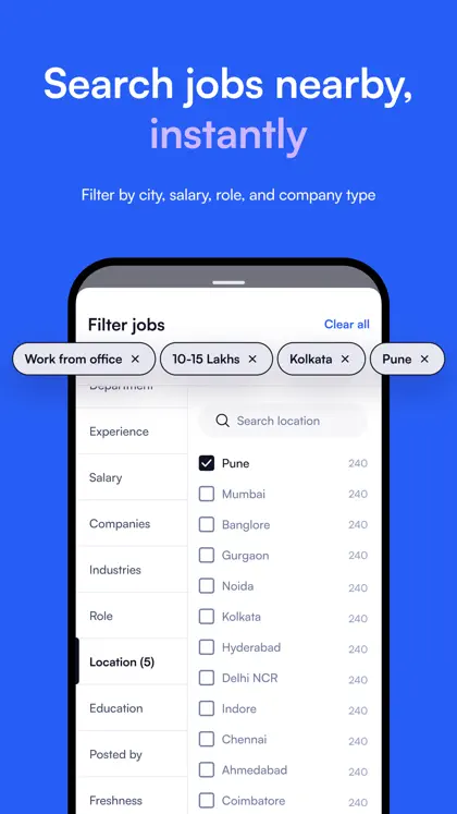 Naukri - Job Search App ekran görüntüsü 5 / 6