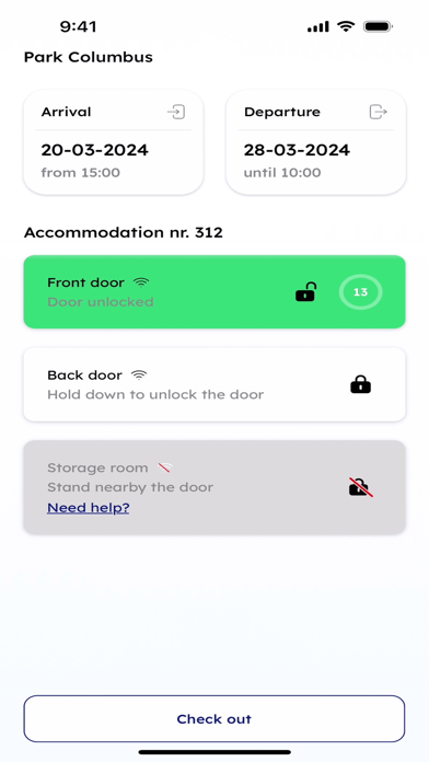 KCSmartHome voor uw verblijf Screenshot