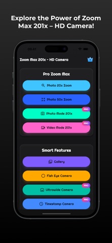 Zoom Max 201x – Pro Camera screenshot