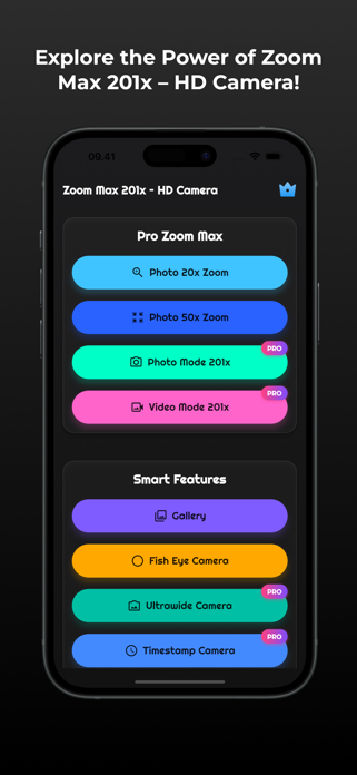 Zoom Max 201x – Pro Camera Screenshot 1 of 4