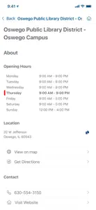 Oswego Public Library District screenshot #6 for iPhone