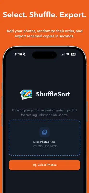 ShuffleSort: Photo Randomizer screenshot 1 of 6