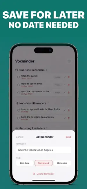 Voxminder - Remind by Voice screenshot 3