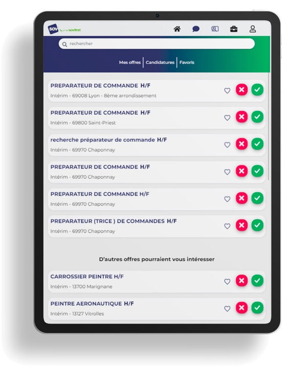 Screenshot #5 pour mySovitrat | Intérim, CDD, CDI