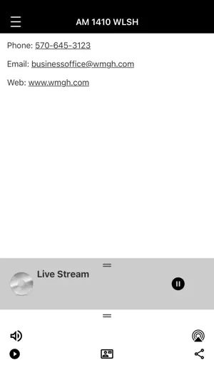 AM 1410 WLSH screenshot 3