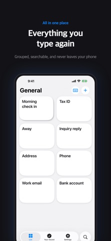 Clip Keyboard: Paste Snippets Screenshot 5 of 5