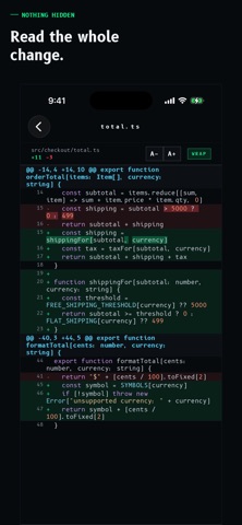 Treft iPhone screenshot