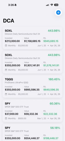 DCA Invest screenshot