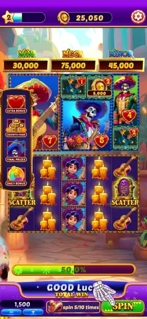 Dead and Love slots screenshot 2