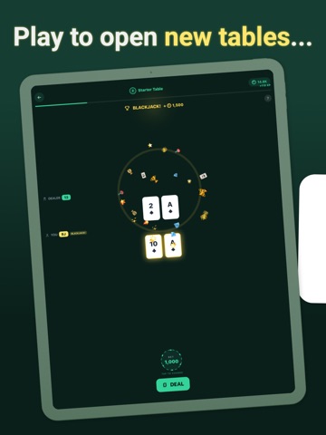SimpleJack 21: Blackjack Game iPad screenshot