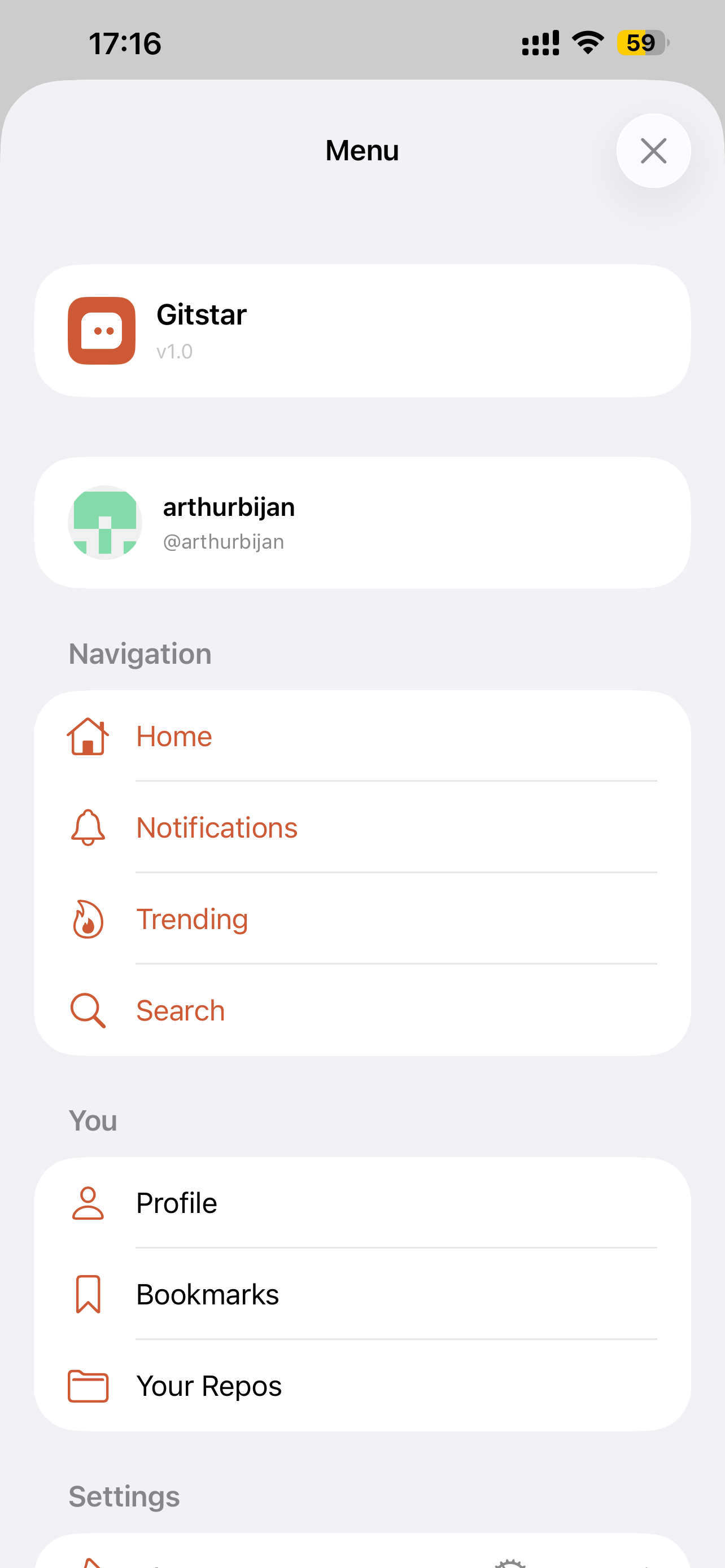 Gitstar - Top Repositories