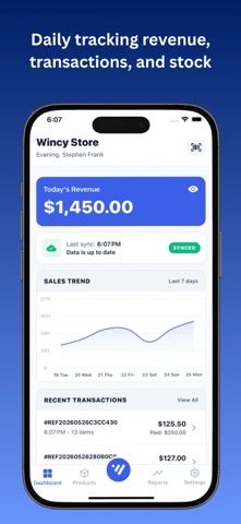 Wincy POS screenshot