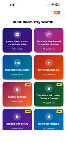 Chemistry Y10 screenshot