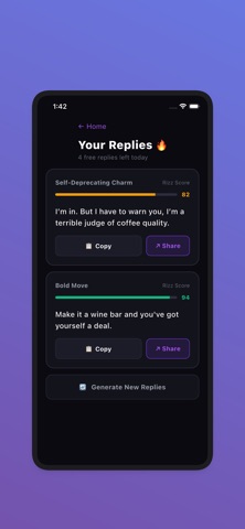Rizz Coach - AI Chat Reply screenshot