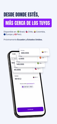 Retorna: envía dinero seguro app screenshot 2