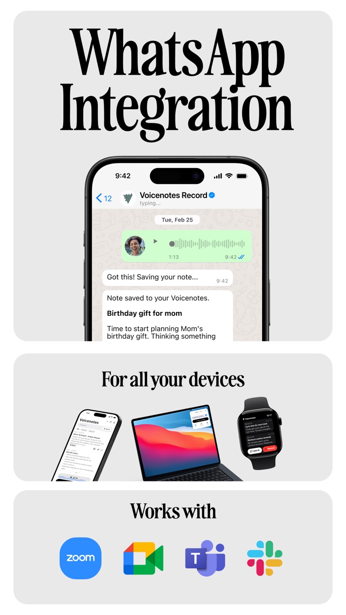 Voicenotes AI Notes  Meetings