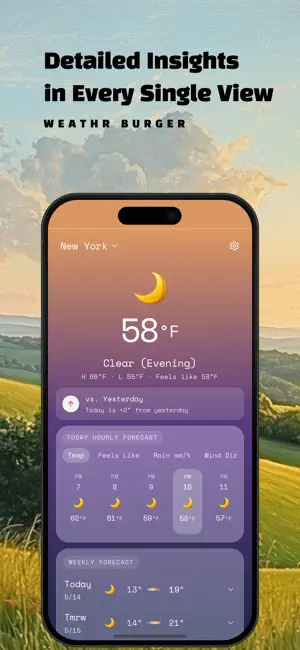 Weather Burger screenshot 2
