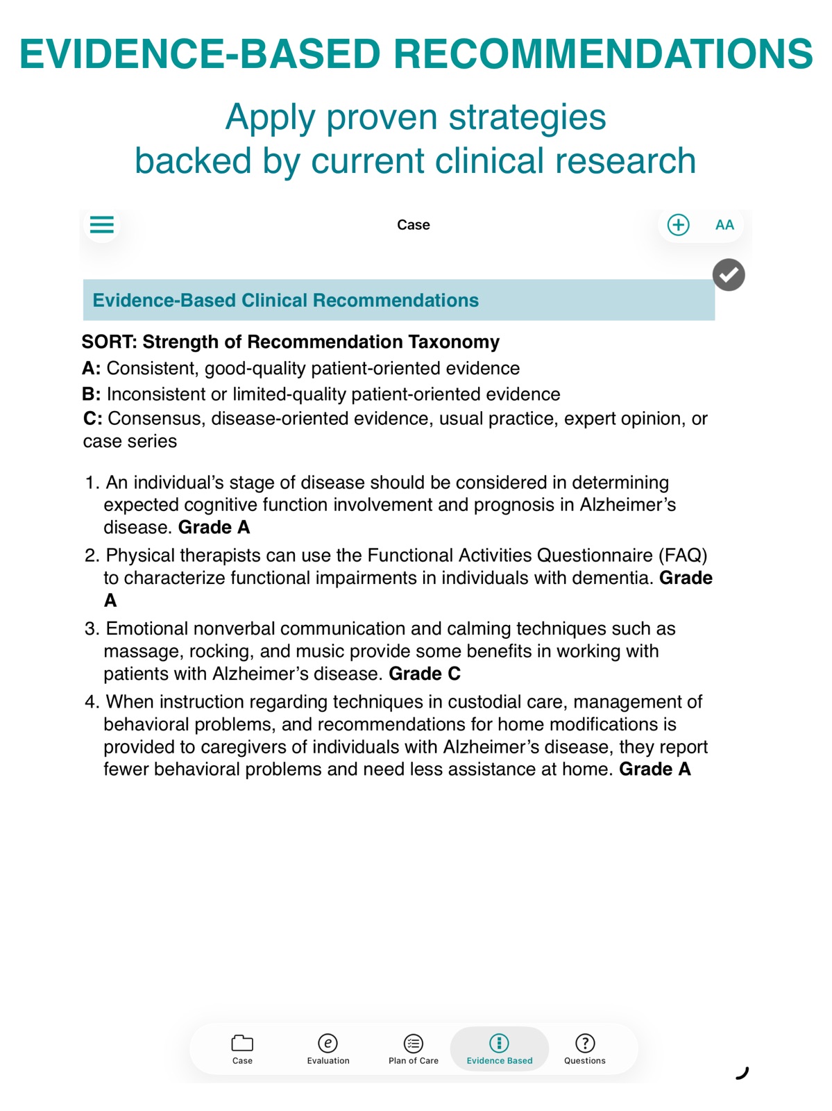 Physical Therapy Case Files ipad screenshot 4