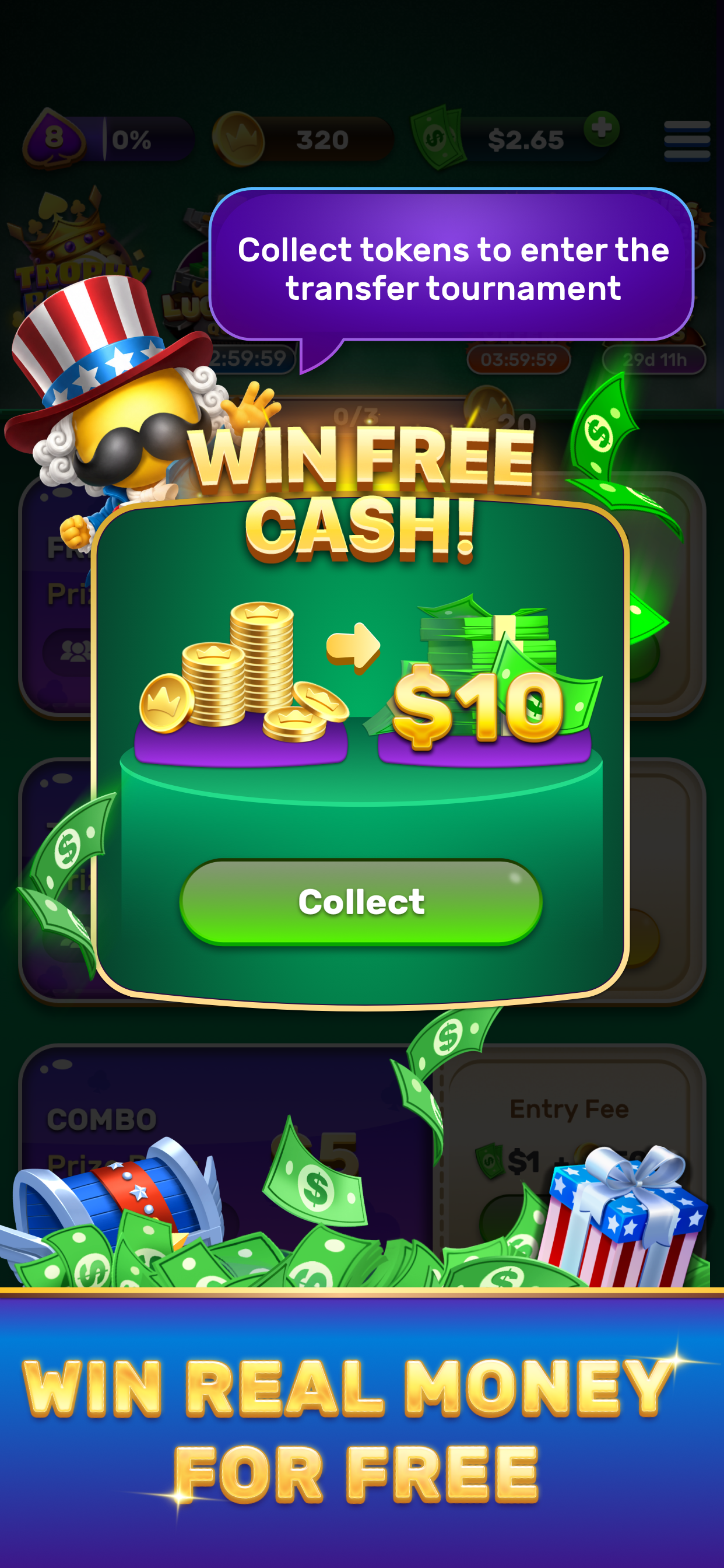 Solitaire Royale - Win Money screenshot 3