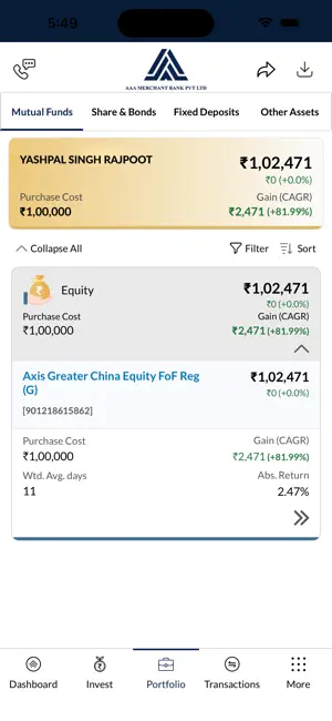 AAA Merchant Bank screenshot 4