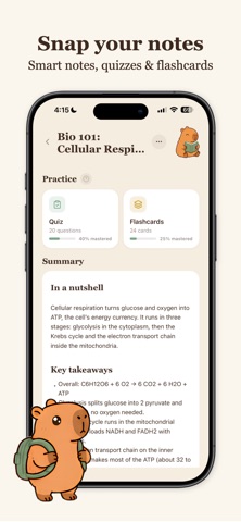 StudyCapy: Flashcards & Quiz Screenshot 1 of 5