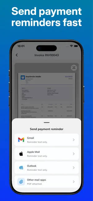 easyInvoice - Invoice maker iPhone screenshot 4