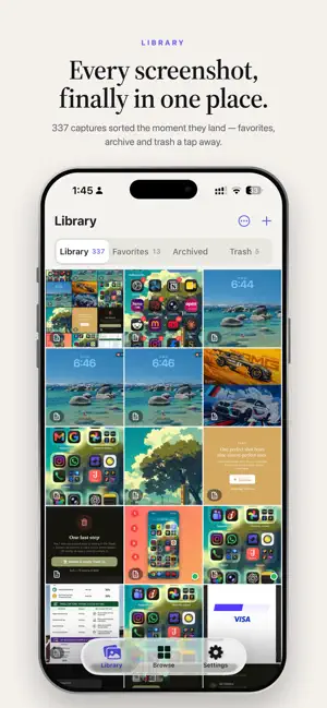 Pizazoo: Screenshot Organizer screenshot 1